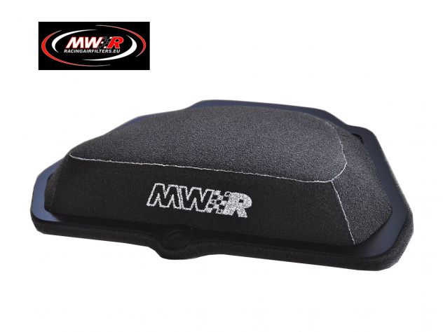 Filtro de aire MWR Superbike para Yamaha R1 y R1M 2015-2024 con base de aluminio anodizado