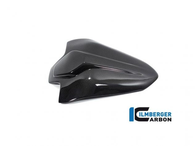 Tapa asiento pasajero carbono pulido Ilmberger Ducati Streetfighter V2 vista lateral
