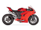 Colector titanio racing Spark con corte láser 3D instalado en Ducati Streetfighter V2