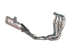 Escape completo Spark Grid-O titanio con silenciador racing y carter carbono para Kawasaki ZX-6R 636