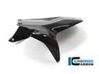 Guardabarros trasero largo carbono pulido Ilmberger montado en Ducati Streetfighter V2