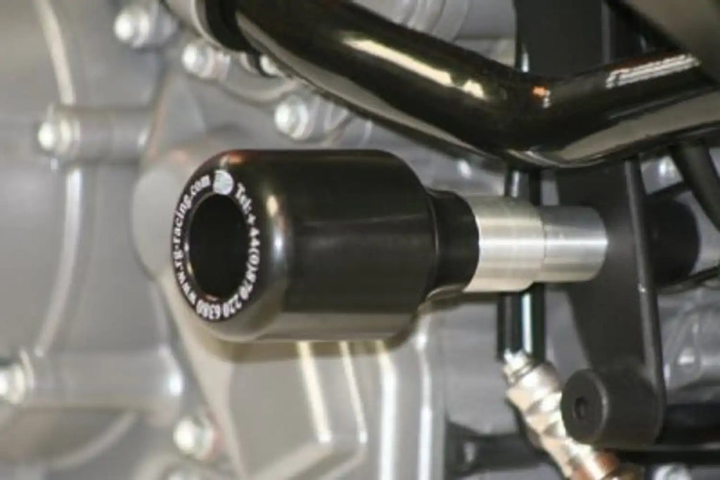 Frame sliders R&G montados en motor inferior KTM 990 Super Duke protección chasis