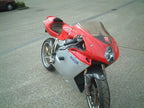 Crash protector R&G instalado en soporte motor delantero MV Agusta F4