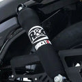 Protector de tanque R&G Eazi-Grip PRO color negro con patrón circular de poliuretano para Yamaha MT-09 FZ-09 2018 en adelante