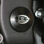 Instalación rejilla protectora escape R&G en Yamaha R6 lateral derecho