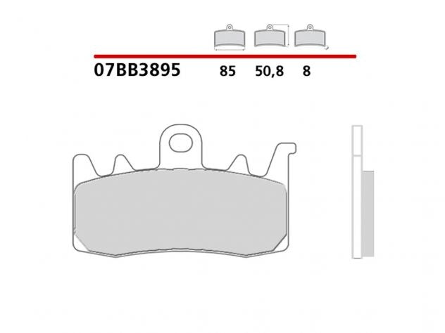 Pastillas Brembo SR sport carretera compatibles BMW R 1250 R