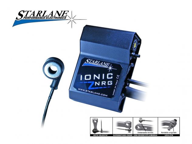 Kit cambio electrónico Starlane Ionic con sensor NRG para Yamaha MT-09 Tracer 2014-2019