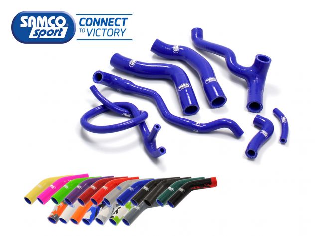 Kit mangueras silicona Samco para radiador KTM Duke 790 2022-2024 termoformadas certificación SAE J20