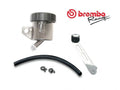 Kit montaje depósito líquido embrague Brembo 15cc ahumado con soporte aluminio tubo clip