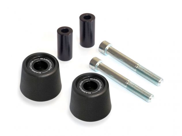 Tornillería específica y componentes kit tampones Barracuda Yamaha MT-07 2025