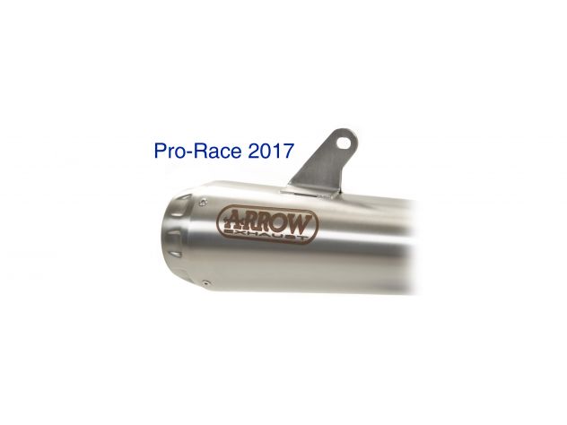 Detalle construcción titanio aeroespacial escape Arrow Pro Race