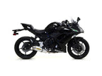 Comparativa peso escape Arrow titanio vs original Ninja 650