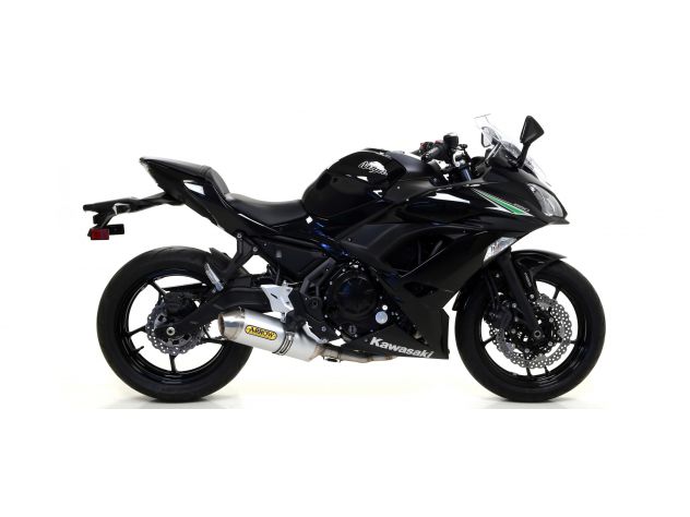 Comparativa peso escape Arrow titanio vs original Ninja 650