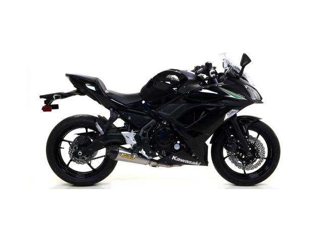 Salida de gases escape Arrow titanio Ninja 650