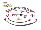 Kit mangueras freno trenzadas Fren Tubo Yamaha R1 R1M 2015-2019 configuración racing