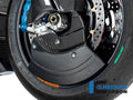 Kit cubrerruedas carbono Ilmberger BMW S1000RR montado en rueda delantera