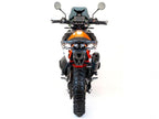 Vista lateral escape Termignoni instalado en KTM 890 Adventure 2021-2024