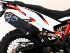 Terminal completo Termignoni acero inoxidable y titanio negro para KTM 890 Adventure