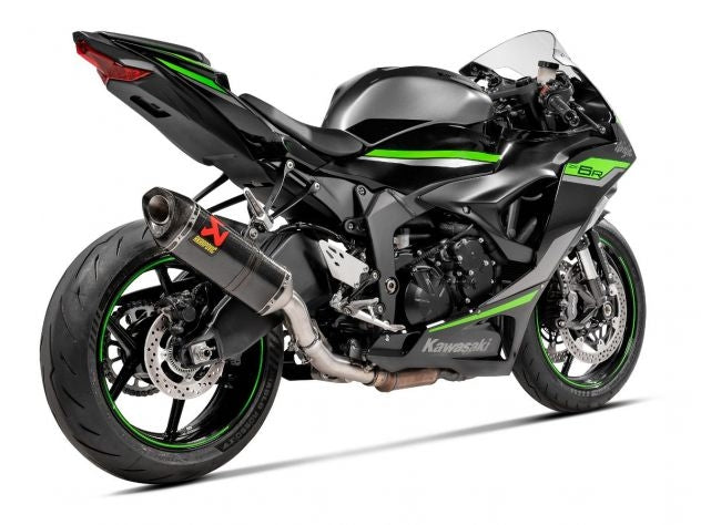 Comparativa peso link pipe Akrapovic vs catalizador original Kawasaki 636
