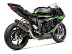 Comparativa peso link pipe Akrapovic vs catalizador original Kawasaki 636