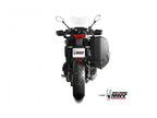 Instalación escape Mivv Delta Race posición alta Yamaha Tracer 9 GT Plus
