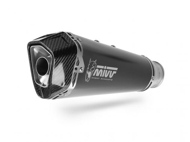 Escape completo Mivv Delta Race acero inoxidable negro para Triumph Trident 660 2025-2026