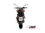 Sistema completo Mivv Delta Race montado en Triumph Trident 660 homologado Euro 5+