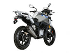 Terminal hexagonal carbono 3K Mivv Delta Race con logo láser BMW G 310 GS