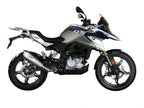 Escape completo Mivv Delta Race acero carbono BMW G 310 GS vista lateral