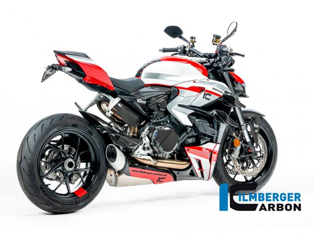 Aletas carbono Ilmberger montadas Ducati Streetfighter V2 completo