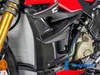 Instalación aletas carbono Ilmberger en Ducati Streetfighter V2 preperforado