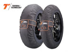 Calentadores de neumáticos Thermal Technology Pro supermoto talla M negro con termostato bimetálico