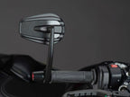 Espejos Lightech SPEAL035 aluminio negro rectangulares para Yamaha MT-10 2022-2024 vista frontal