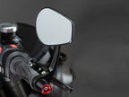 Par de espejos Lightech negro anodizado para naked Yamaha MT-10 instalación manillar