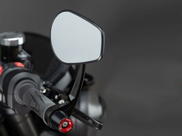 Par de espejos Lightech negro anodizado para naked Yamaha MT-10 instalación manillar