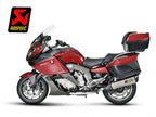 Terminales Akrapovic titanio negro BMW K1600 vista lateral