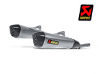 Escapes Slip-On Akrapovic titanio negro BMW K 1600 GT montados