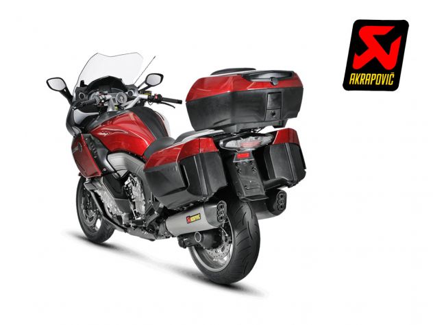Detalle fondos de carbono Akrapovic K 1600 GTL
