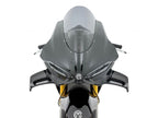 Detalle anclajes originales parabrisas WRS Ducati Panigale V4 2026