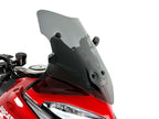 Vista lateral cúpula WRS Comic dark altura standard Multistrada V4