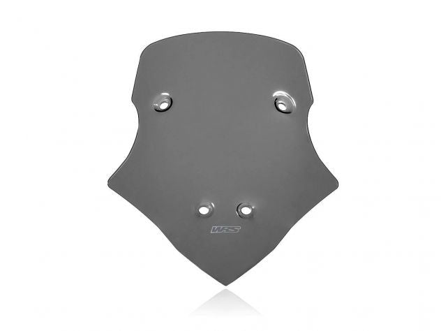 Parabrisas Touring WRS ahumado oscuro montado en Ducati Multistrada V4 Rally