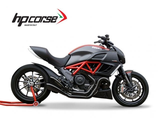 Sistema completo escape Factory HP Corse Diavel 1200 2011-2016