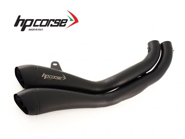 Acabado deslizante HP Corse terminal cerámico negro Diavel