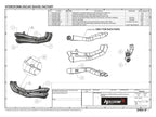 Escape HP Corse Hydroform cerámico negro Ducati Diavel 1200 vista lateral