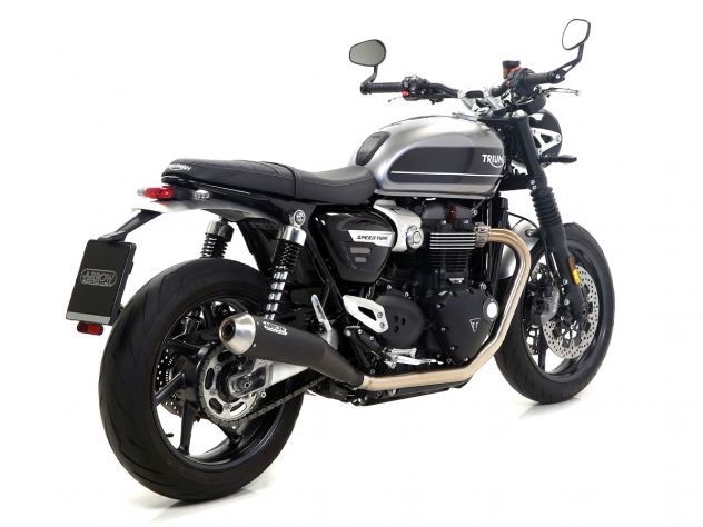 Sistema completo silenciadores Arrow pareja izquierda derecha Triumph Speed Twin