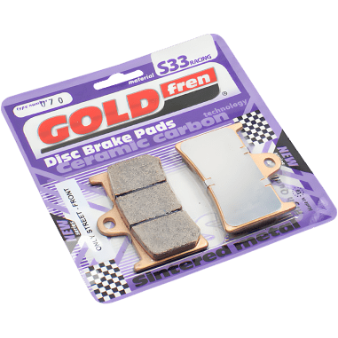 PASTILLA DE FRENO DELANTERO FA252HH SINTERIZADA S33 GOLDFREN