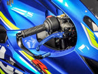 Protección palanca freno Bonamici Racing LPRR mecanizado CNC aluminio vista lateral