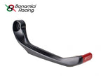Protección palanca freno Bonamici LPRR optimización aerodinámica vista frontal