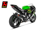 Detalle fundillo fibra de carbono Akrapovic S-K6SO7-ZC