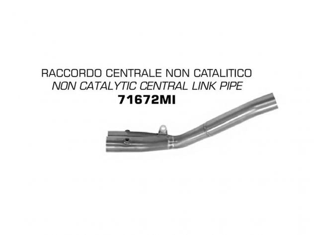 Colector racing Arrow acero inoxidable Yamaha YZF-R1 2025 sin catalizador